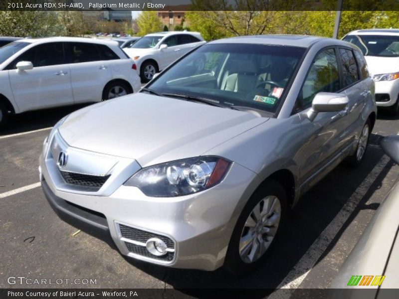 Palladium Metallic / Ebony 2011 Acura RDX SH-AWD