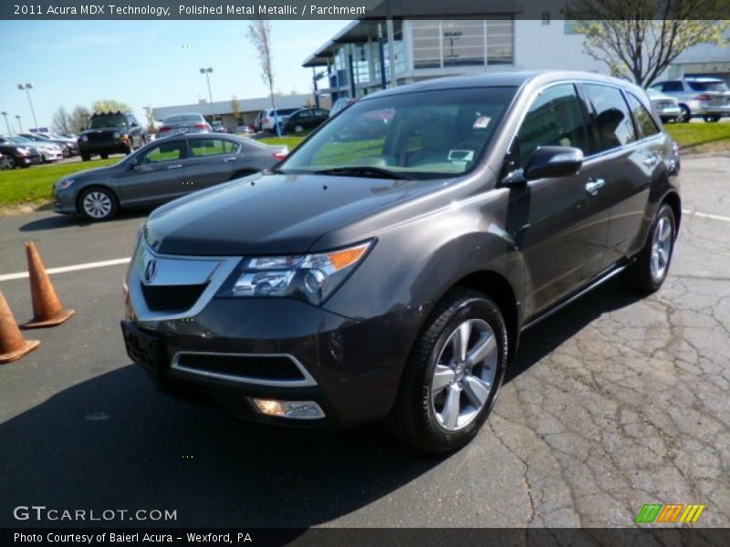 Polished Metal Metallic / Parchment 2011 Acura MDX Technology