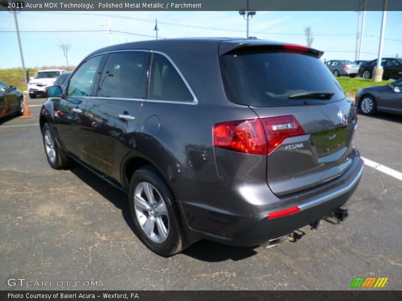 Polished Metal Metallic / Parchment 2011 Acura MDX Technology