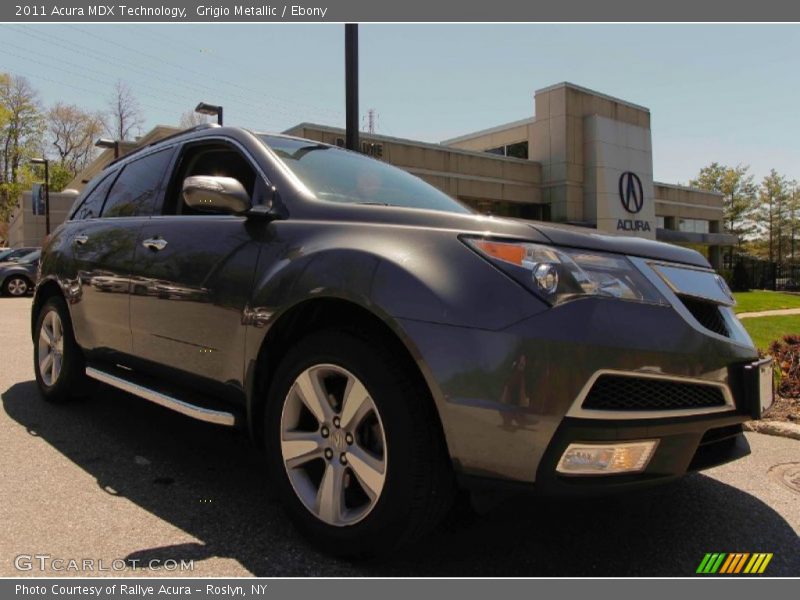 Grigio Metallic / Ebony 2011 Acura MDX Technology