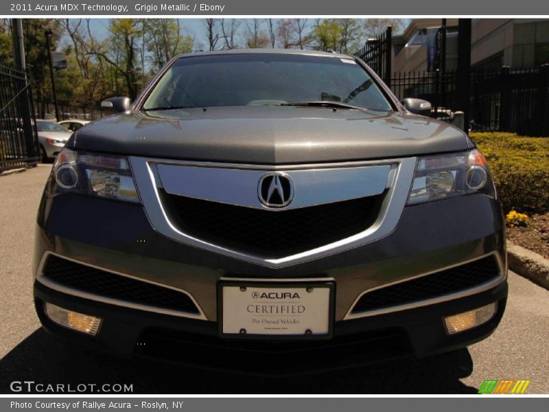 Grigio Metallic / Ebony 2011 Acura MDX Technology