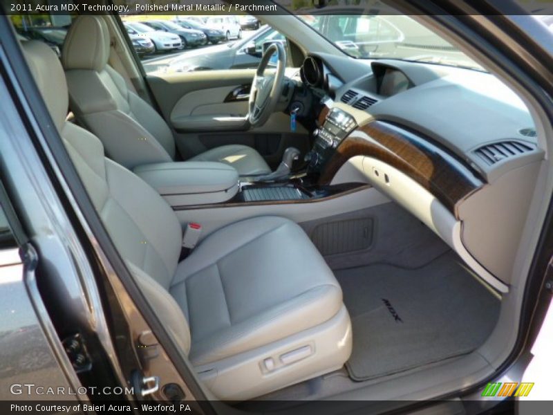 Polished Metal Metallic / Parchment 2011 Acura MDX Technology