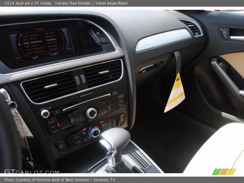 Volcano Red Metallic / Velvet Beige/Black 2014 Audi A4 2.0T Sedan