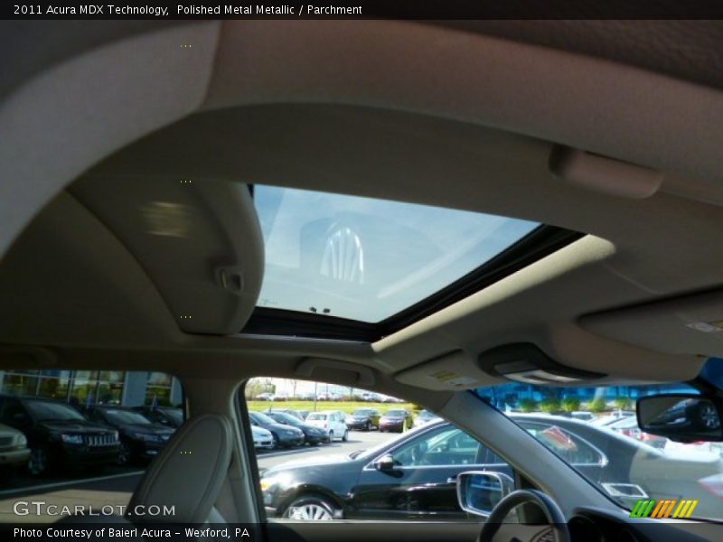 Polished Metal Metallic / Parchment 2011 Acura MDX Technology