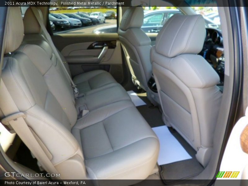 Polished Metal Metallic / Parchment 2011 Acura MDX Technology