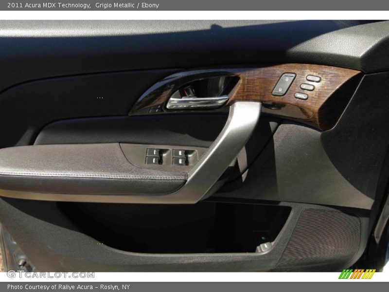 Grigio Metallic / Ebony 2011 Acura MDX Technology