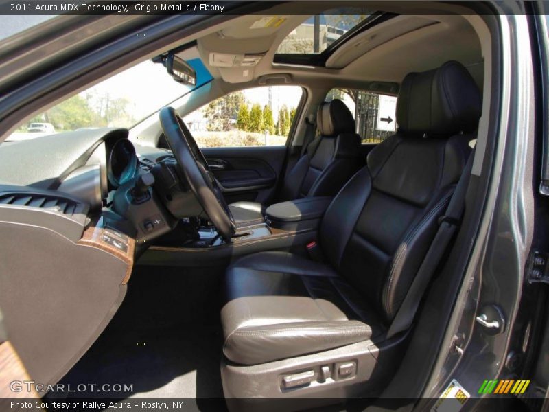 Grigio Metallic / Ebony 2011 Acura MDX Technology