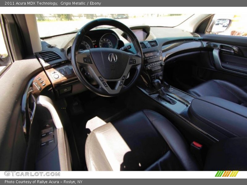 Grigio Metallic / Ebony 2011 Acura MDX Technology