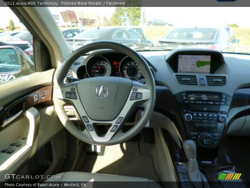 Polished Metal Metallic / Parchment 2011 Acura MDX Technology