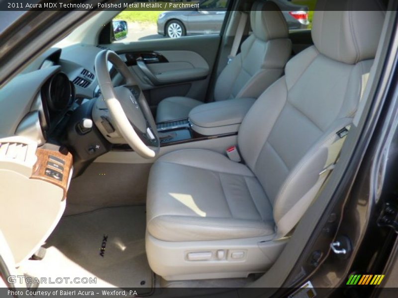Polished Metal Metallic / Parchment 2011 Acura MDX Technology