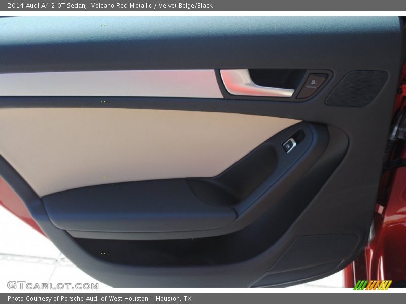 Volcano Red Metallic / Velvet Beige/Black 2014 Audi A4 2.0T Sedan