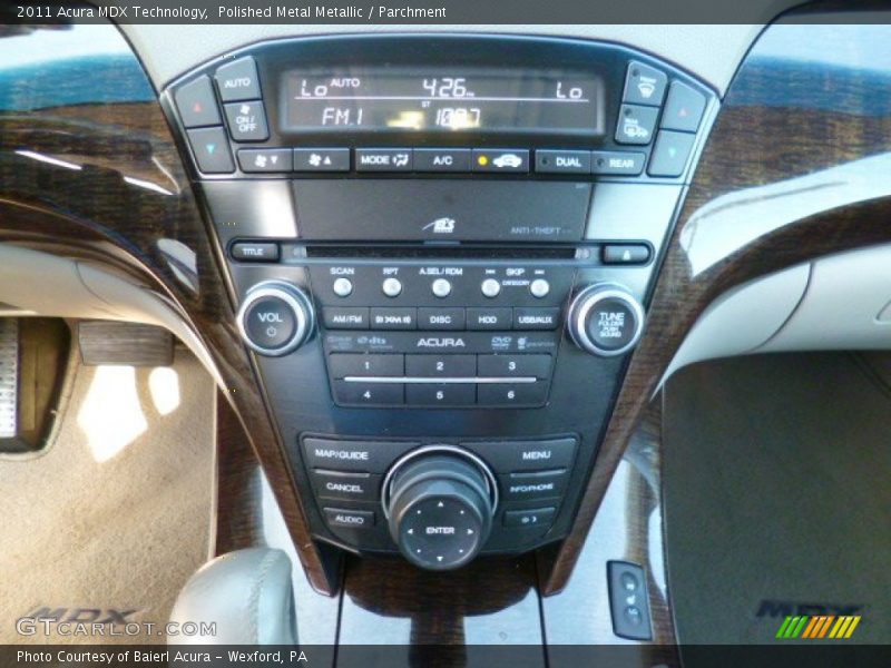 Polished Metal Metallic / Parchment 2011 Acura MDX Technology
