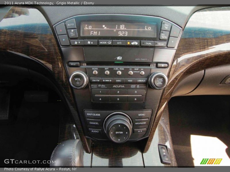 Grigio Metallic / Ebony 2011 Acura MDX Technology