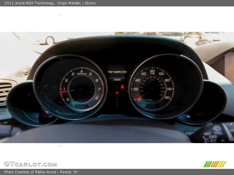 Grigio Metallic / Ebony 2011 Acura MDX Technology