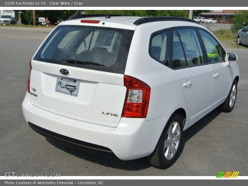 Clear White / Gray 2008 Kia Rondo LX V6
