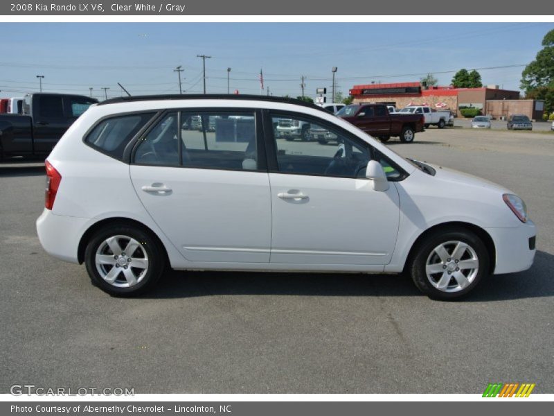 Clear White / Gray 2008 Kia Rondo LX V6