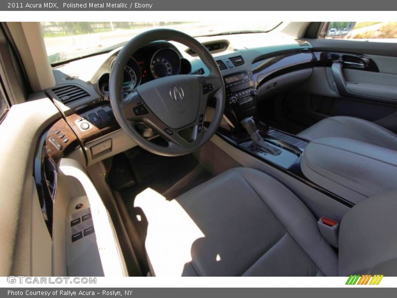 Polished Metal Metallic / Ebony 2011 Acura MDX