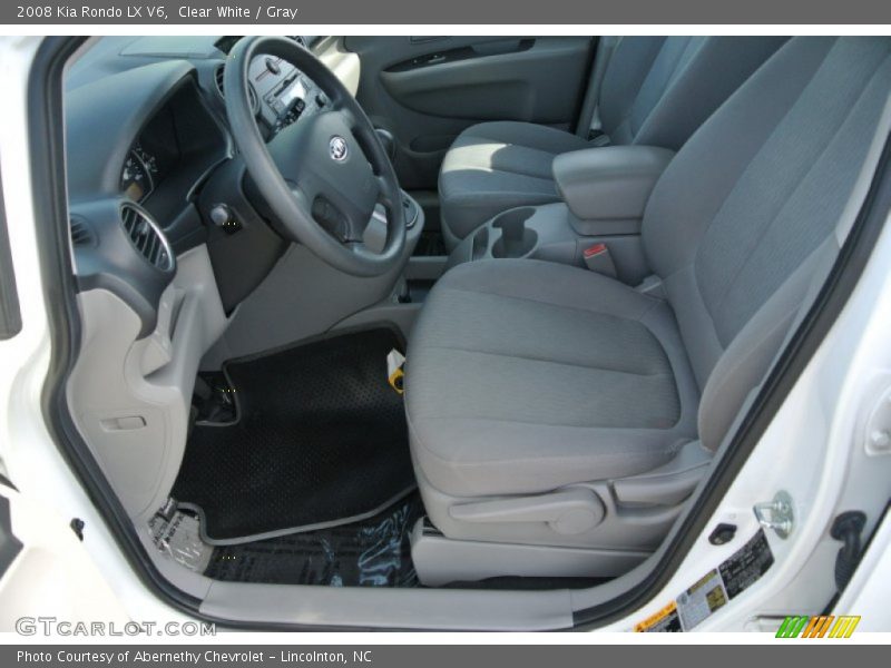 Clear White / Gray 2008 Kia Rondo LX V6