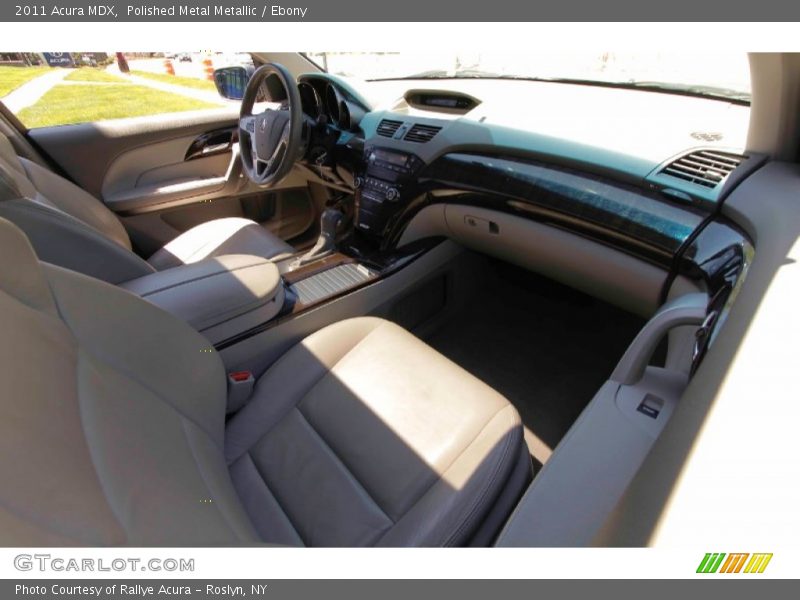 Polished Metal Metallic / Ebony 2011 Acura MDX
