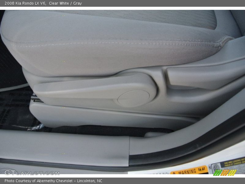 Clear White / Gray 2008 Kia Rondo LX V6