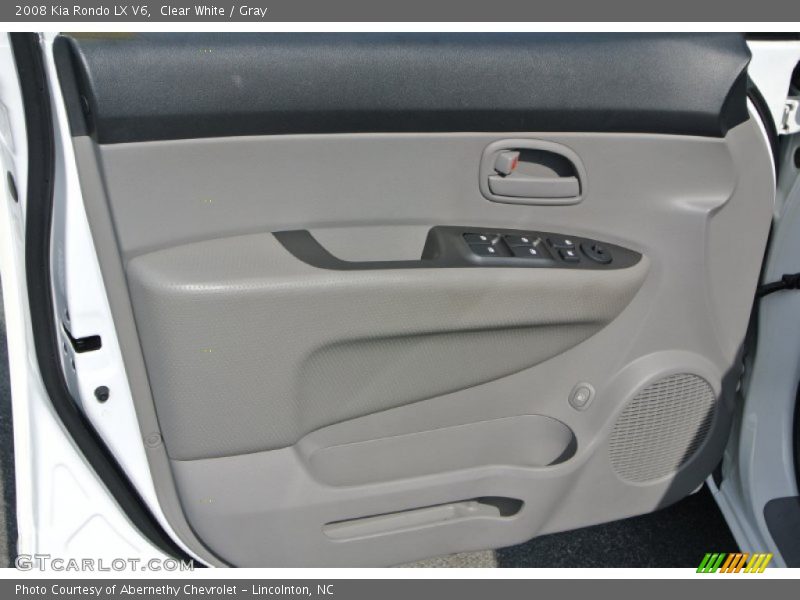 Clear White / Gray 2008 Kia Rondo LX V6