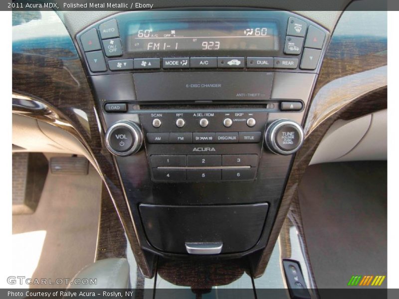 Polished Metal Metallic / Ebony 2011 Acura MDX