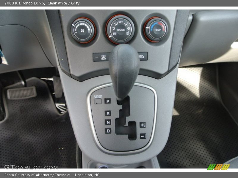 Clear White / Gray 2008 Kia Rondo LX V6