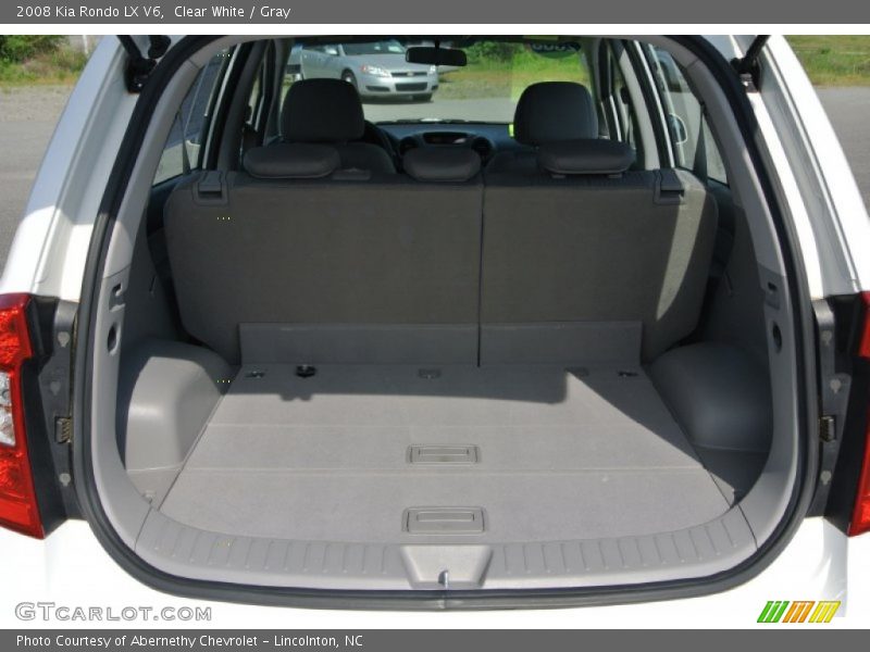 Clear White / Gray 2008 Kia Rondo LX V6