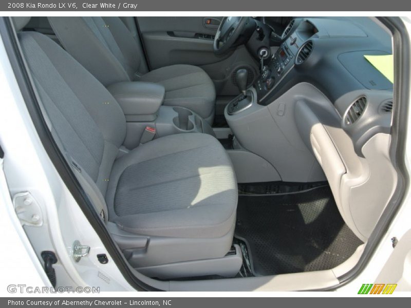 Clear White / Gray 2008 Kia Rondo LX V6