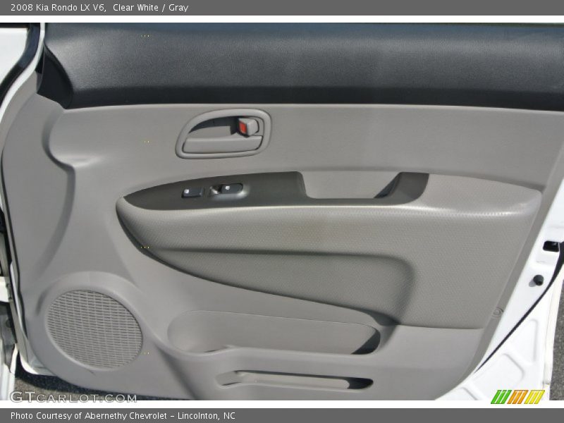 Clear White / Gray 2008 Kia Rondo LX V6