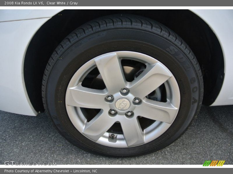 Clear White / Gray 2008 Kia Rondo LX V6