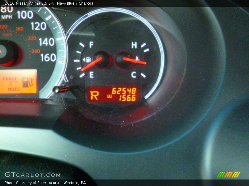 Navy Blue / Charcoal 2010 Nissan Altima 3.5 SR