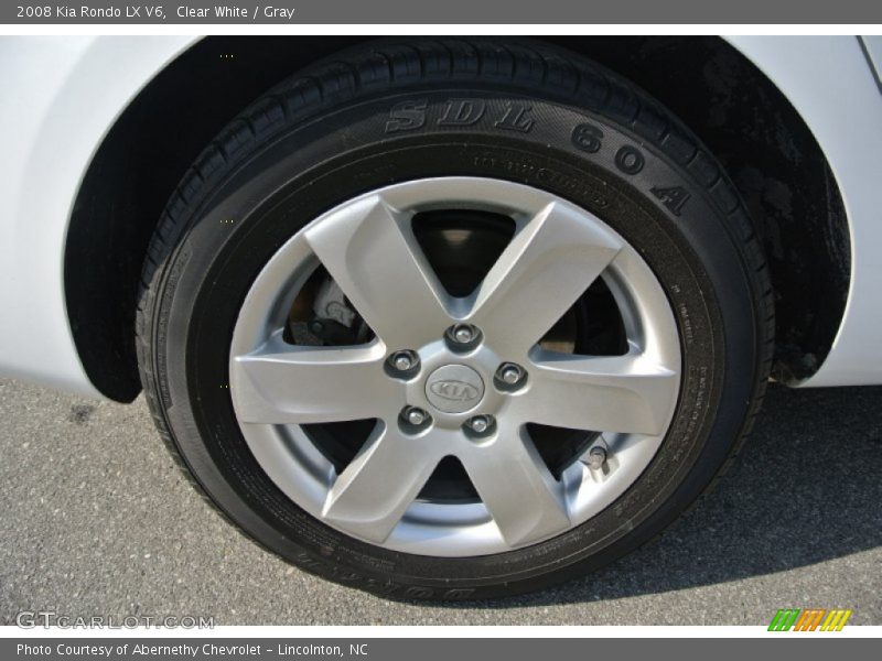 Clear White / Gray 2008 Kia Rondo LX V6