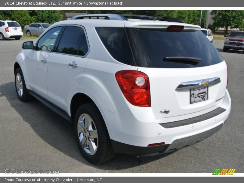 Summit White / Brownstone/Jet Black 2014 Chevrolet Equinox LTZ