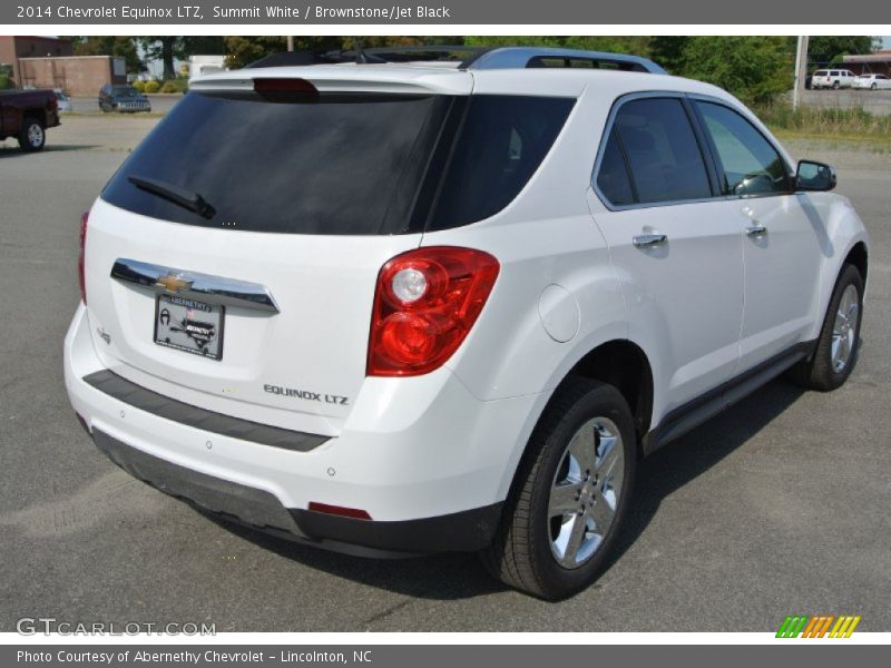 Summit White / Brownstone/Jet Black 2014 Chevrolet Equinox LTZ