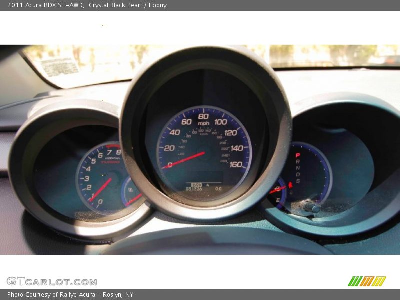 Crystal Black Pearl / Ebony 2011 Acura RDX SH-AWD