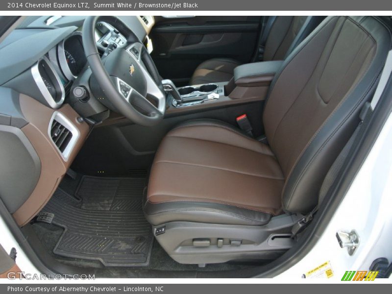Summit White / Brownstone/Jet Black 2014 Chevrolet Equinox LTZ