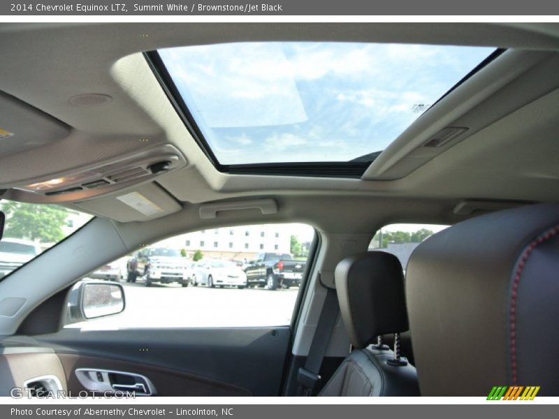 Summit White / Brownstone/Jet Black 2014 Chevrolet Equinox LTZ