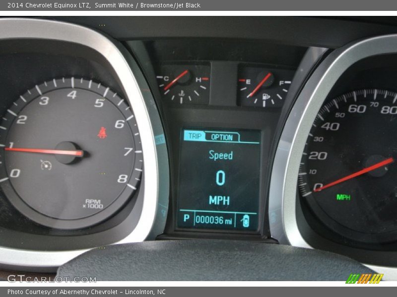 Summit White / Brownstone/Jet Black 2014 Chevrolet Equinox LTZ