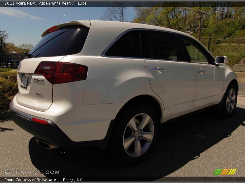 Aspen White Pearl / Taupe 2011 Acura MDX