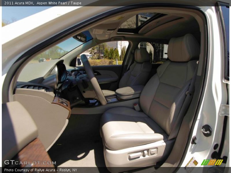 Aspen White Pearl / Taupe 2011 Acura MDX