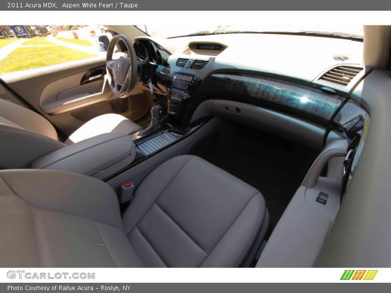 Aspen White Pearl / Taupe 2011 Acura MDX