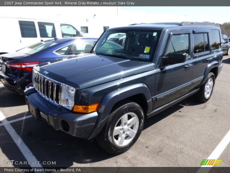 Mineral Gray Metallic / Medium Slate Gray 2007 Jeep Commander Sport 4x4