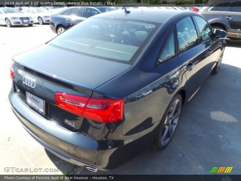 Aviator Blue Metallic / Black 2014 Audi A6 3.0T quattro Sedan