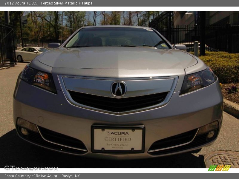 Forged Silver Metallic / Taupe 2012 Acura TL 3.5