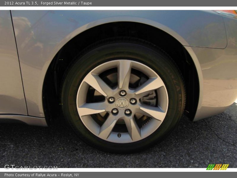 Forged Silver Metallic / Taupe 2012 Acura TL 3.5