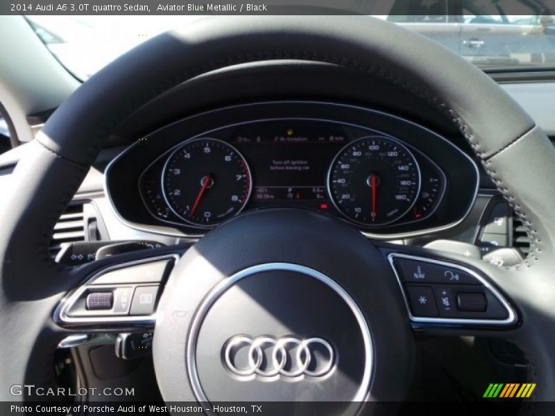 Aviator Blue Metallic / Black 2014 Audi A6 3.0T quattro Sedan