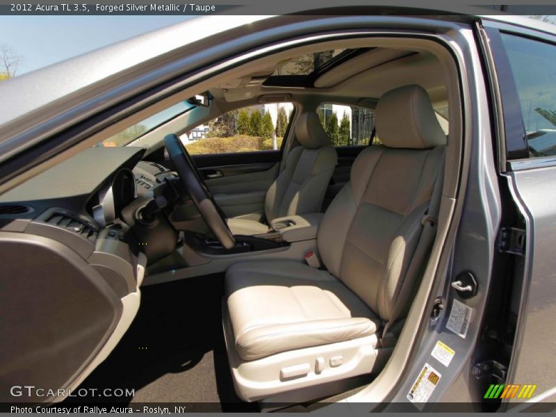 Forged Silver Metallic / Taupe 2012 Acura TL 3.5