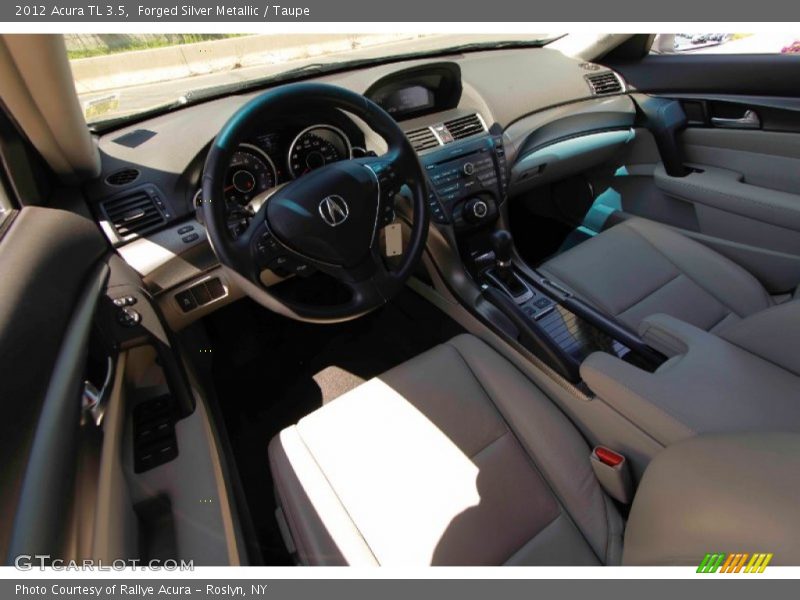 Forged Silver Metallic / Taupe 2012 Acura TL 3.5