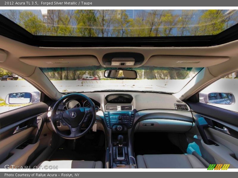 Forged Silver Metallic / Taupe 2012 Acura TL 3.5